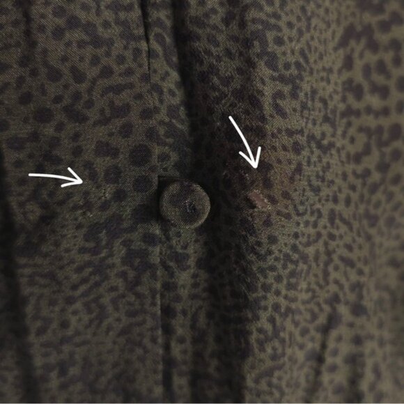 NWT Rails JASMINE OLIVE SPECKLED Smocked Waist Mini Fall Dress Size MEDIUM - Picture 12 of 16